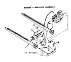 Kenmore 867769112 burner & manifold assembly diagram