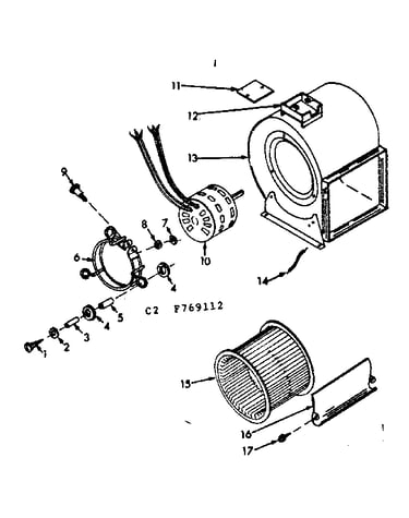 H-q blower assembly