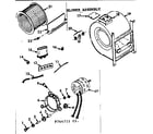 Kenmore 867744721 blower assembly diagram