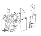 Kenmore 867764712 furnace assemblies diagram