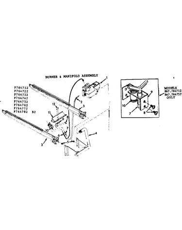 Burner & manifold assembly
