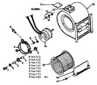 Kenmore 867764752 blower diagram