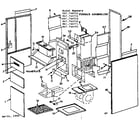 Kenmore 867764721 furnace assemblies diagram