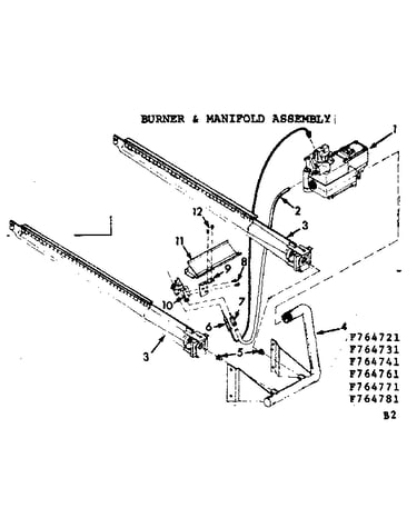 Burner & manifold assembly