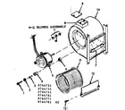 Kenmore 867764721 h-q blower assembly diagram