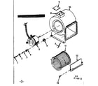 Kenmore 86774911 hq blower assembly diagram