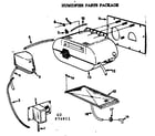 Kenmore 867749111 humidfier parts package diagram
