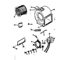 Kenmore 867741711 blower assembly diagram