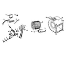 Kenmore 867743721 blower assembly diagram