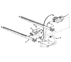 Kenmore 867766711 burner & manifold assembly diagram