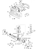 Control panel and motor- pump assembly