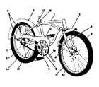 Sears 505456240 frame assembly diagram