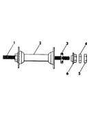 Front hub parts