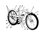 Sears 505477091 frame assembly diagram