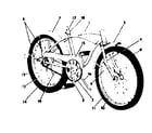 Sears 505477391 frame assembly diagram