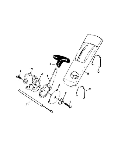 5-speed control assembly with console and cable