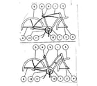 Sears 50245170 frame assembly diagram