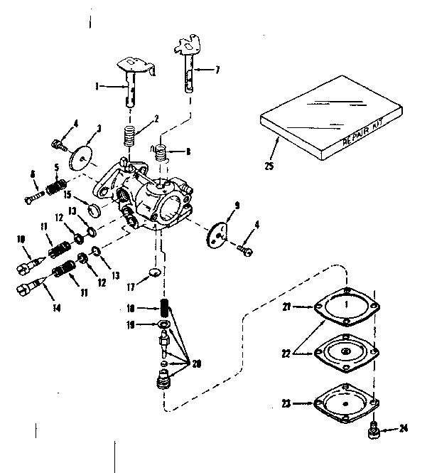 CARBURETOR NO. 630986