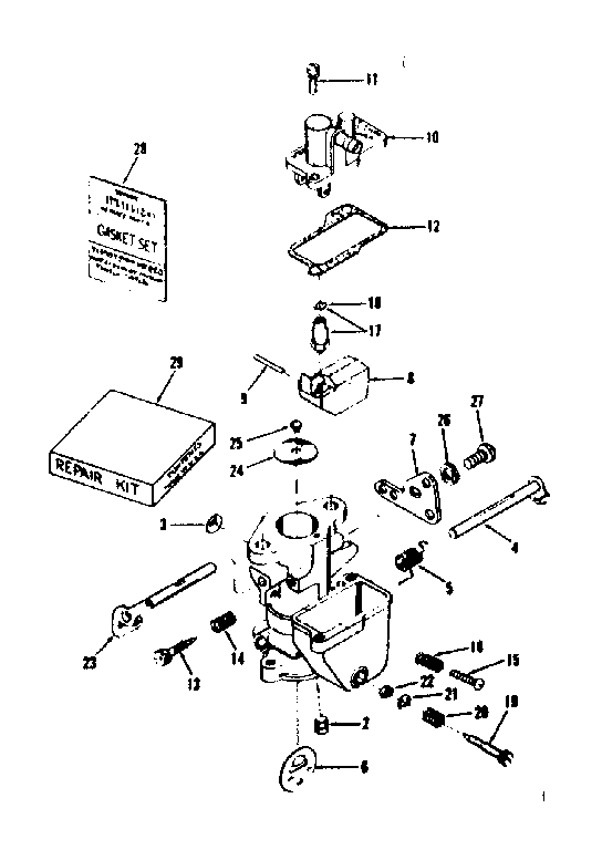 Carburetor no. 29303