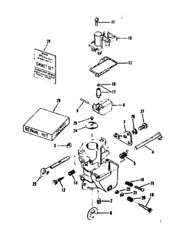 Carburetor no. 29303