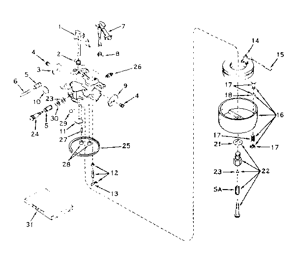Carburetor no. 630992b