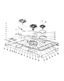 Cook top section