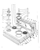 Cook top section