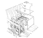 Kenmore 101902620 oven section diagram