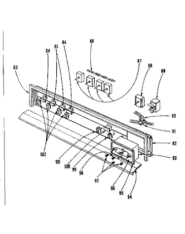 Control panel section