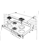 Cook top section