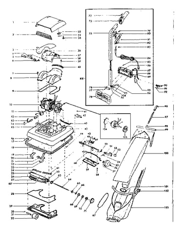 Vacuum cleaner parts