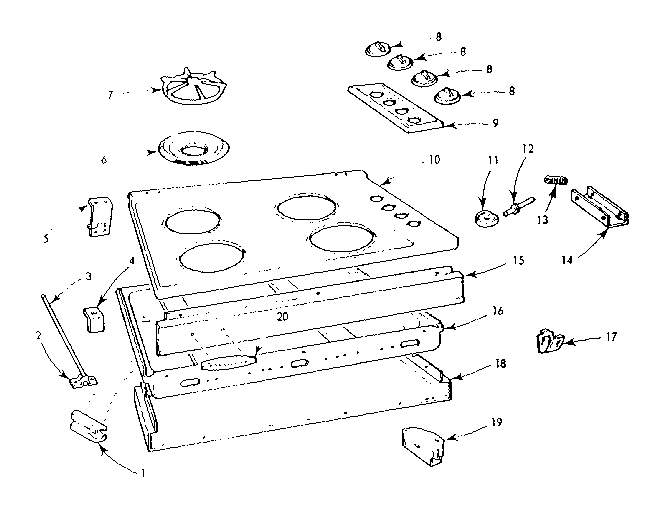 Maintop and body section