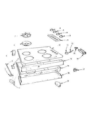 Maintop and body section