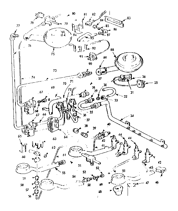Burner section