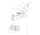 Kenmore 1436106801 body section control panel diagram