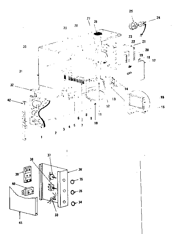 Body section control panel