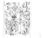 Kenmore 1106204300 machine sub-assembly diagram