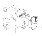 Kenmore 1106204300 top and console assembly diagram