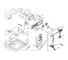 Kenmore 1106204351 top and console assembly diagram