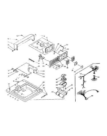 Top and console assembly