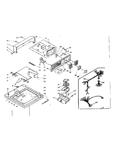 Top and console assembly