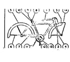 Sears 50247740 frame assembly diagram