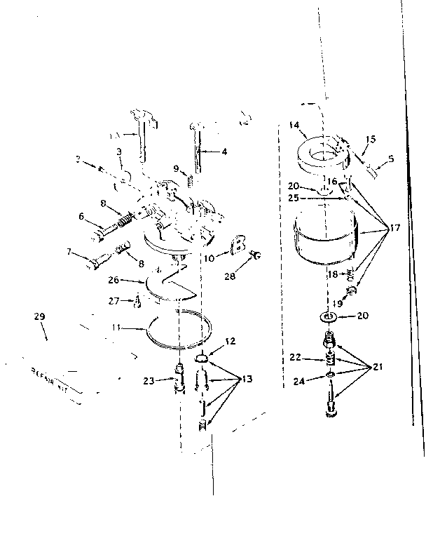 Carburetor no. 630992a