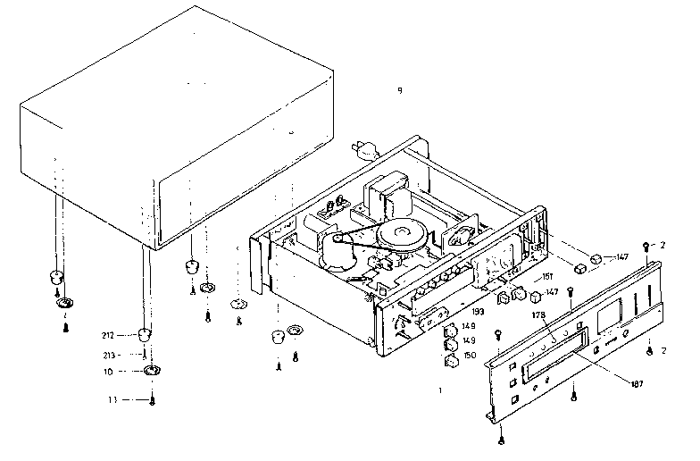 Front panel assembly