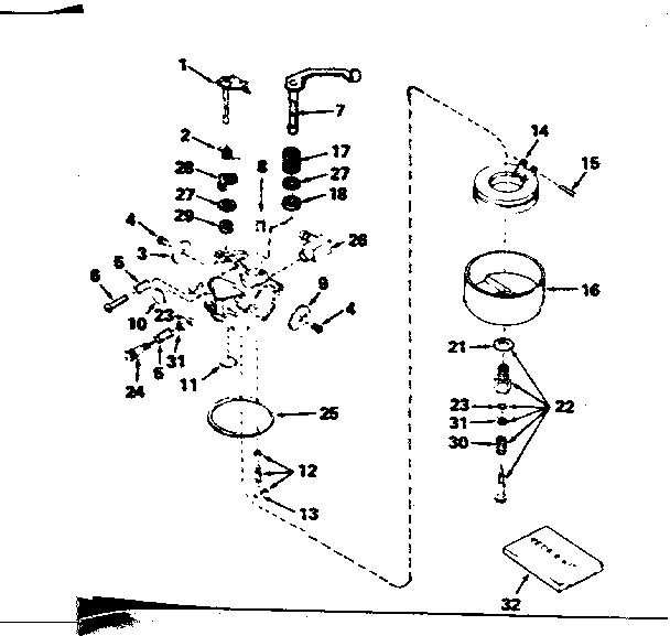 Carburetor no. 631537
