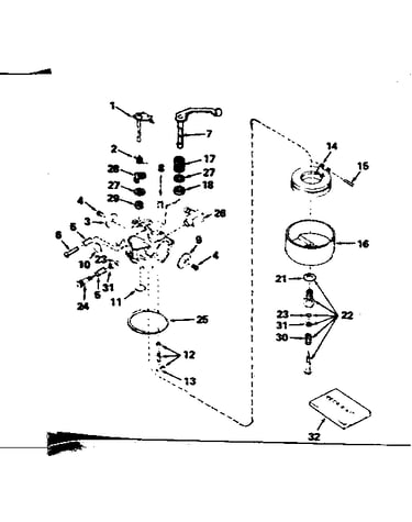 Carburetor no. 631537