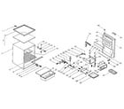 Kenmore 1267946020 cabinet parts diagram