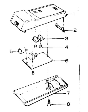 Remote control transmitter cabinet