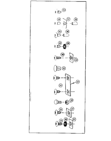 Fastener combinations