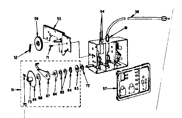 Uhf tuner parts (95-585-3)